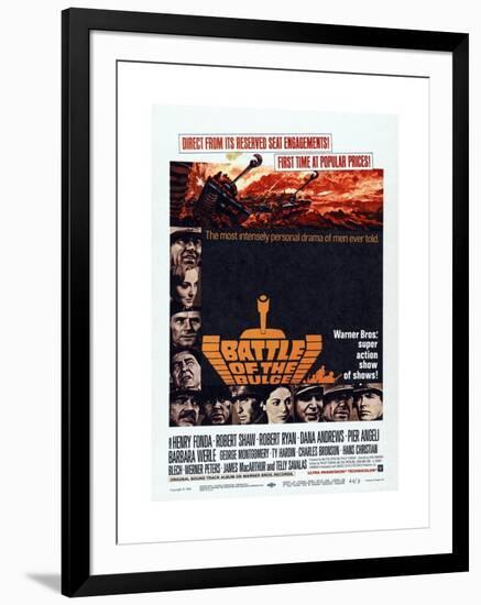 Battle of the Bulge, 1965, Directed by Ken Annakin-null-Framed Giclee Print