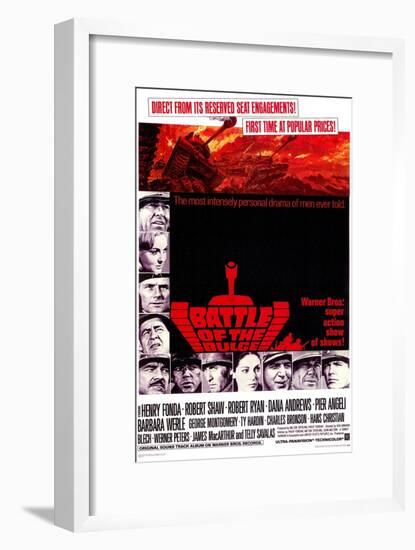 Battle of the Bulge, 1966-null-Framed Art Print