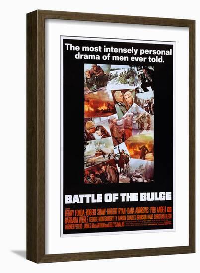 Battle of the Bulge-null-Framed Art Print