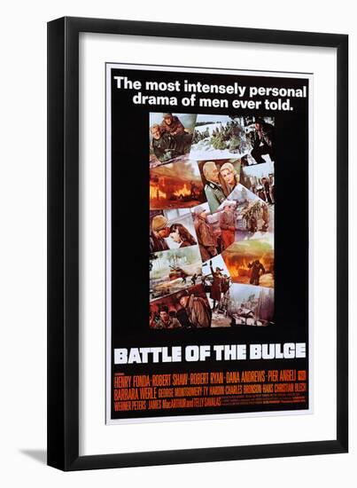 Battle of the Bulge-null-Framed Art Print