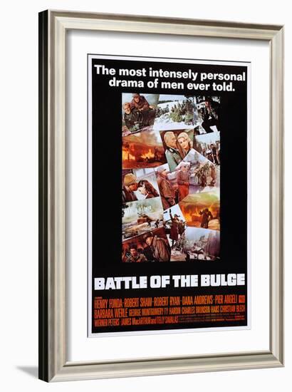 Battle of the Bulge-null-Framed Art Print