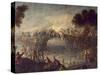 Battle of the Cassano D'Adda Bridge, August 16, 1705-Francesco Monti-Stretched Canvas