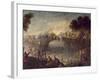 Battle of the Cassano D'Adda Bridge, August 16, 1705-Francesco Monti-Framed Giclee Print