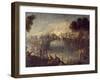 Battle of the Cassano D'Adda Bridge, August 16, 1705-Francesco Monti-Framed Giclee Print