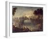 Battle of the Cassano D'Adda Bridge, August 16, 1705-Francesco Monti-Framed Giclee Print