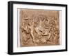 Battle of the Centaurs and Lapiths or Centauromachia-Michelangelo Buonarroti-Framed Photo