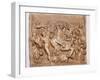 Battle of the Centaurs and Lapiths or Centauromachia-Michelangelo Buonarroti-Framed Photo