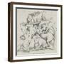 Battle of the Centaurs and the Lapithae-null-Framed Giclee Print