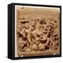 Battle of the Centaurs-Michelangelo Buonarroti-Framed Stretched Canvas