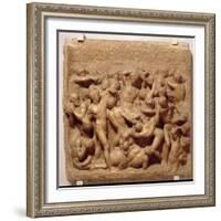 Battle of the Centaurs-Michelangelo Buonarroti-Framed Giclee Print