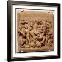 Battle of the Centaurs-Michelangelo Buonarroti-Framed Giclee Print