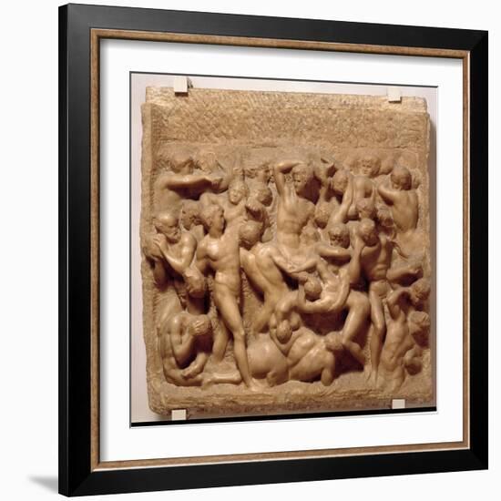 Battle of the Centaurs-Michelangelo Buonarroti-Framed Giclee Print