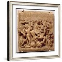 Battle of the Centaurs-Michelangelo Buonarroti-Framed Giclee Print