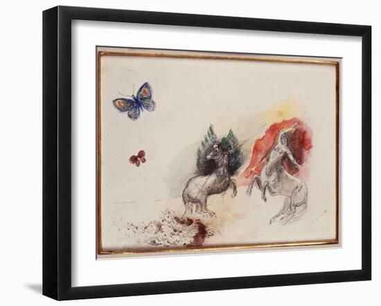 Battle of the Centaurs-Odilon Redon-Framed Giclee Print