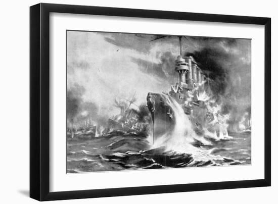 Battle of the Falkland Islands, 8 December 1914-null-Framed Giclee Print