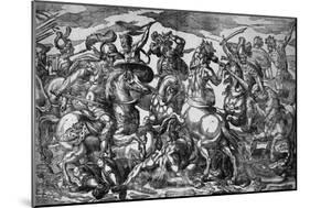 Battle of the Lapiths and Centaurs, C.1600-Geronima Cagnaccia Parasole-Mounted Giclee Print