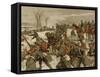 Battle of the Lisaine, Franco-Prussian War, 15-17 January 1871-Georg Koch-Framed Stretched Canvas