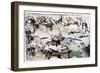 Battle of the Little Big Horn, Montana, USA, 25-26 June 1876-null-Framed Giclee Print