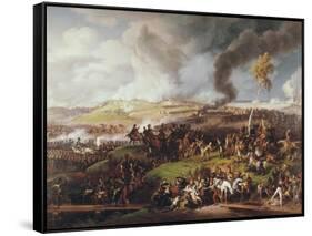 Battle of the Moskova-Louis Lejeune-Framed Stretched Canvas