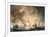 Battle of the Nile, 1st August 1798 at 10Pm, 1834-Thomas Luny-Framed Giclee Print