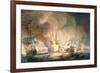 Battle of the Nile, 1st August 1798 at 10Pm, 1834-Thomas Luny-Framed Giclee Print