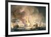 Battle of the Nile, 1st August 1798 at 10Pm, 1834-Thomas Luny-Framed Giclee Print