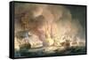 Battle of the Nile, 1st August 1798 at 10Pm, 1834-Thomas Luny-Framed Stretched Canvas