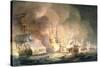 Battle of the Nile, 1st August 1798 at 10Pm, 1834-Thomas Luny-Stretched Canvas