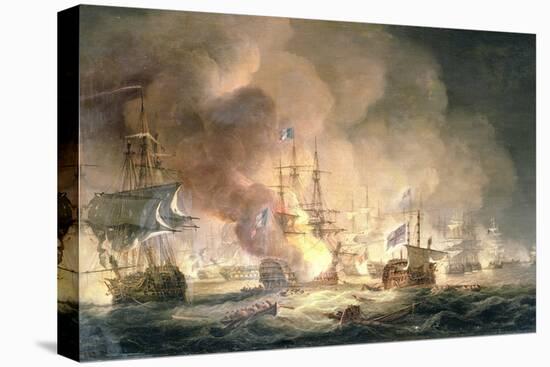 Battle of the Nile, 1st August 1798 at 10Pm, 1834-Thomas Luny-Stretched Canvas