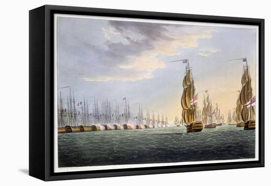 Battle of the Nile, August 1st 1798 (1816)-Thomas Sutherland-Framed Stretched Canvas