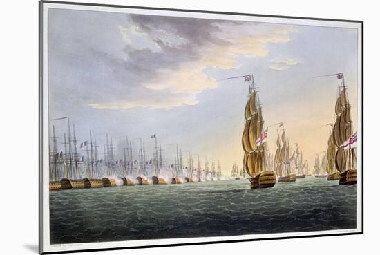 Battle of the Nile, August 1st 1798 (1816)-Thomas Sutherland-Mounted Giclee Print