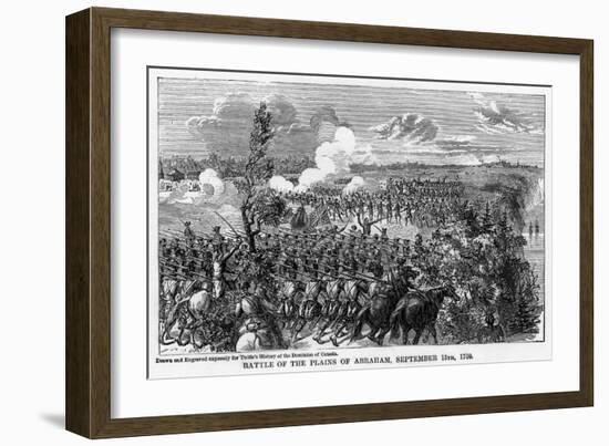 Battle of the Plains of Abraham, September 13th, 1759-null-Framed Giclee Print