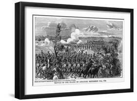 Battle of the Plains of Abraham, September 13th, 1759-null-Framed Giclee Print