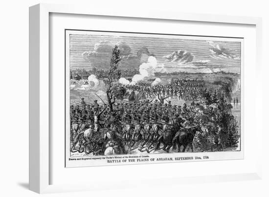 Battle of the Plains of Abraham, September 13th, 1759-null-Framed Giclee Print