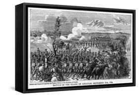 Battle of the Plains of Abraham, September 13th, 1759-null-Framed Stretched Canvas