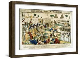 Battle of the Pyramids, 21 June, 1798-Francois Georgin-Framed Giclee Print