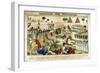 Battle of the Pyramids, 21 June, 1798-Francois Georgin-Framed Giclee Print