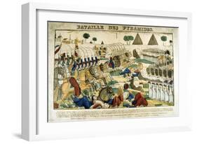 Battle of the Pyramids, 21 June, 1798-Francois Georgin-Framed Giclee Print