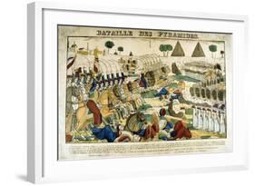 Battle of the Pyramids, 21 June, 1798-Francois Georgin-Framed Giclee Print