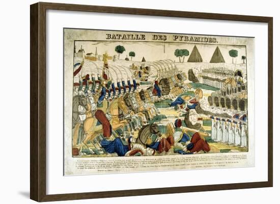 Battle of the Pyramids, 21 June, 1798-Francois Georgin-Framed Giclee Print