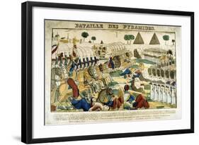 Battle of the Pyramids, 21 June, 1798-Francois Georgin-Framed Giclee Print