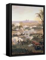 Battle of the Pyramids, 21st July 1798, 1806-Louis Lejeune-Framed Stretched Canvas