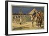 Battle of the Pyramids, Egypt, 21 July 1798-null-Framed Giclee Print
