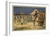 Battle of the Pyramids, Egypt, 21 July 1798-null-Framed Giclee Print