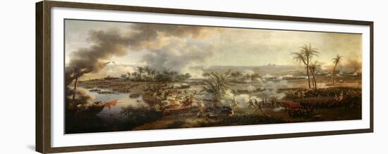 Battle of the Pyramids, July 21, 1798, Napoleon Egyptian Campaign, 1806-Louis Francois Lejeune-Framed Premium Giclee Print