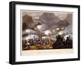 Battle of the Pyrenees, 28th July 1813, Pub. London 1815-William Heath-Framed Giclee Print