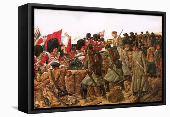 Battle of the River Alma-Richard Hook-Framed Stretched Canvas