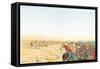 Battle of the Roman and Moors Armies-Giuseppe Rava-Framed Stretched Canvas