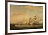 Battle of the Saints, 1782-Thomas Whitcombe-Framed Giclee Print