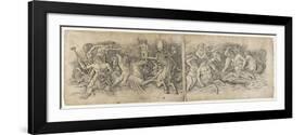 Battle of the Sea Gods, 1470s-Andrea Mantegna-Framed Giclee Print